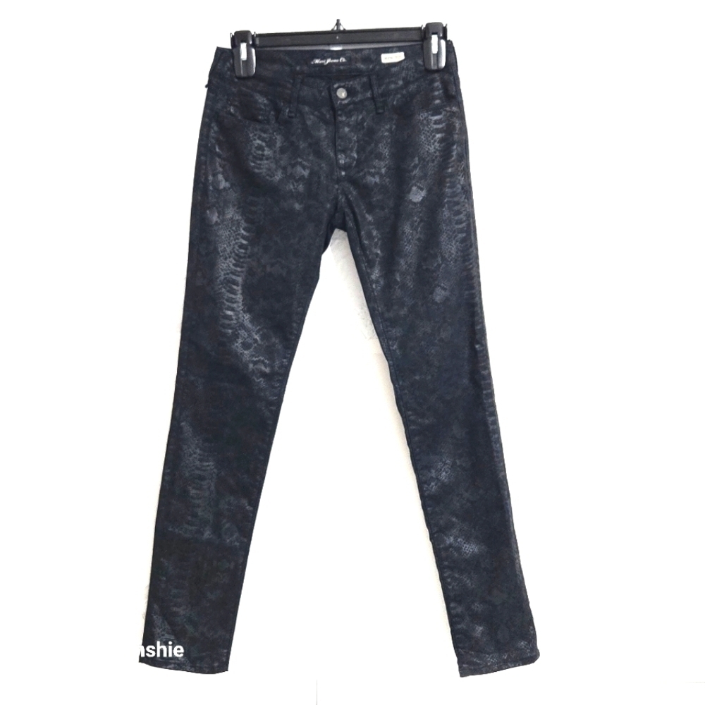 Mavi Jeans Alexa Mid-Rise Skinny Snake Print Jeans